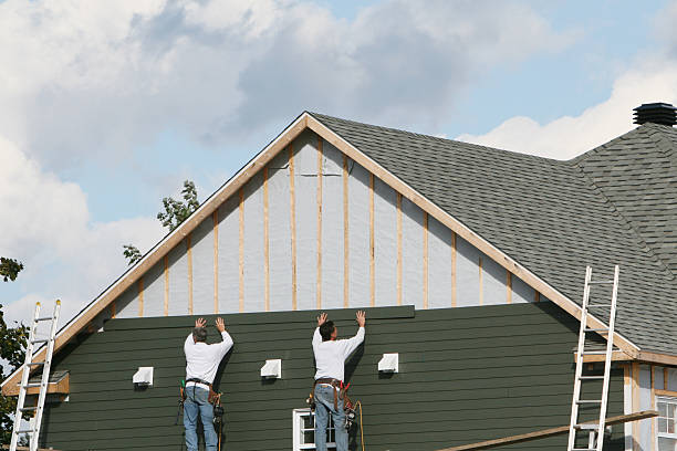 Professional Siding Replacement technician working in High Point, NC